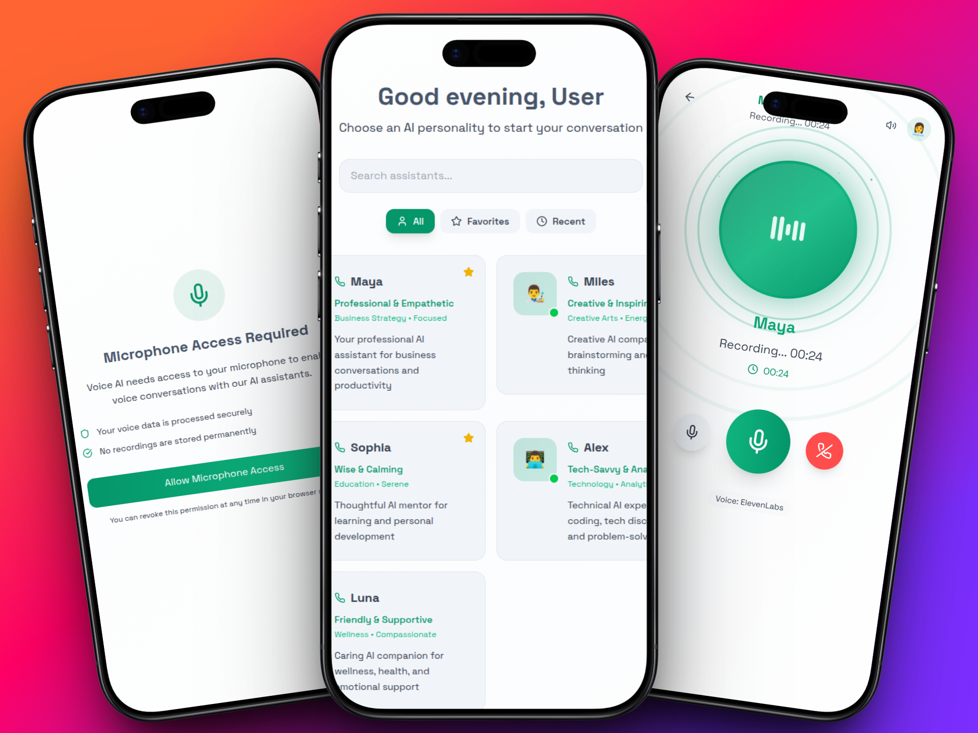Voice AI Assistant screenshot